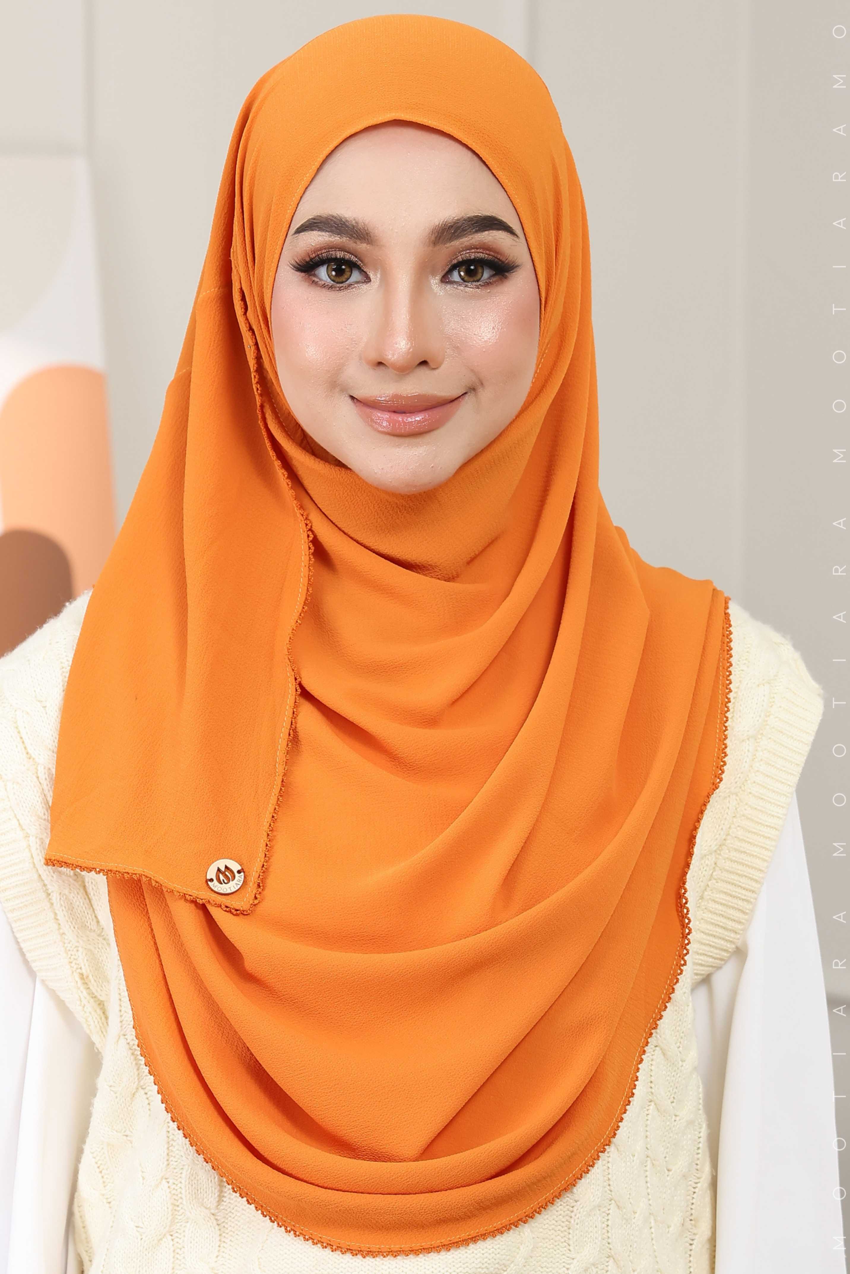 WARDA Plain Sulam Crochet WC07 (Tangerine)