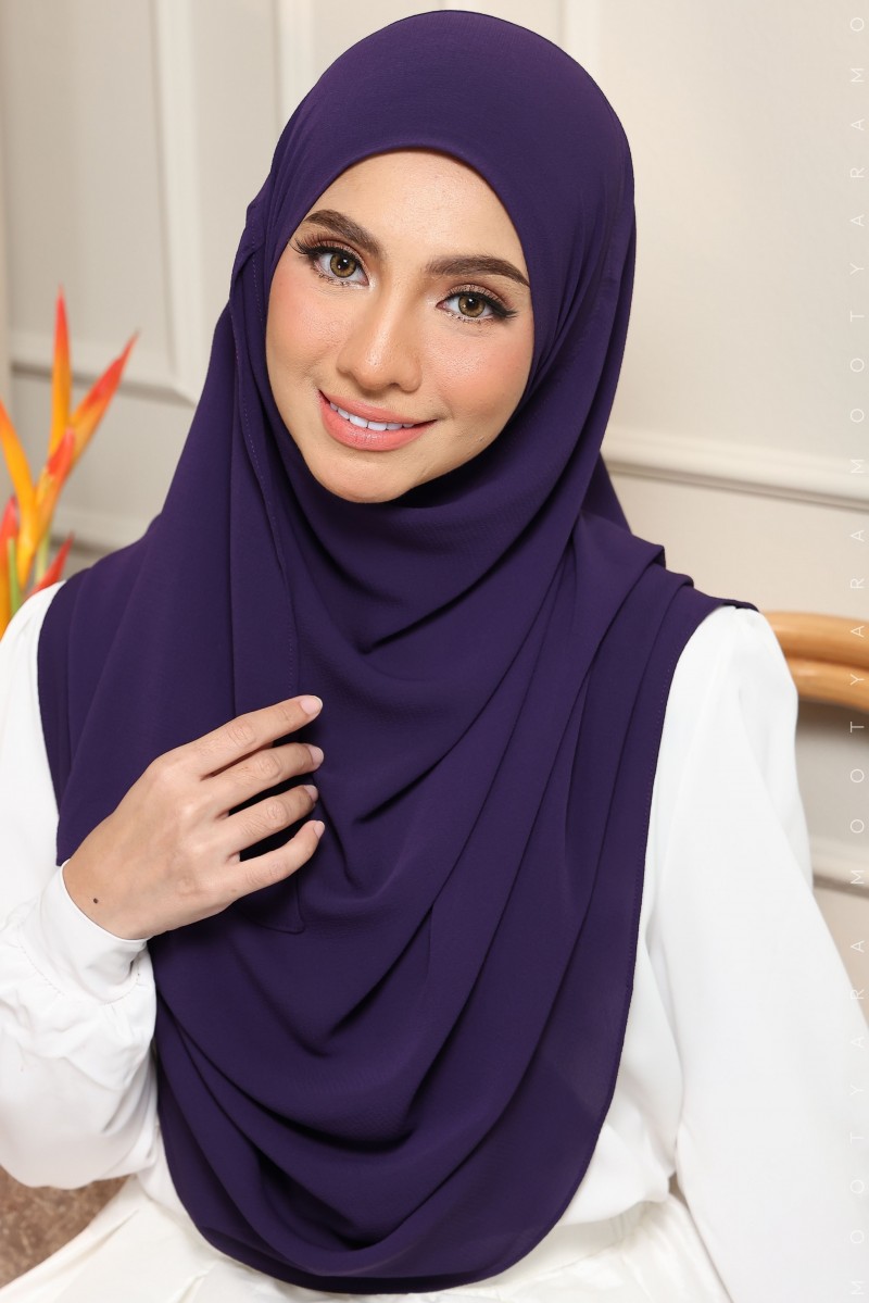 WARDA Klasik Plain CP06 (Navy Blue)