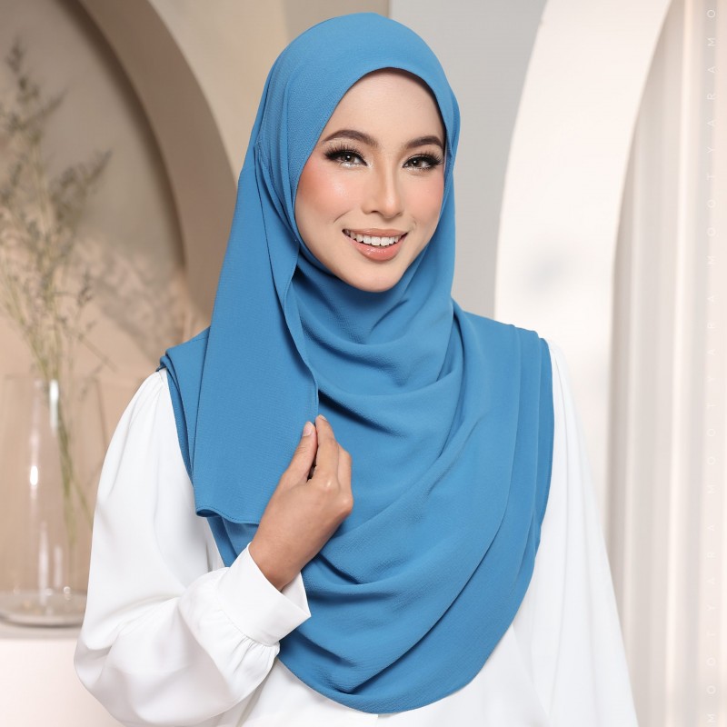 Warda Klasik Plain CP21 (Denim Blue)