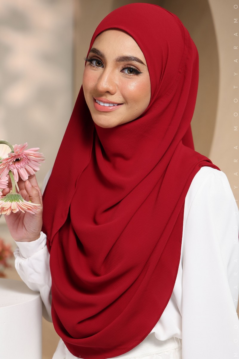 WARDA Klasik Plain CP24 (Dark Red)