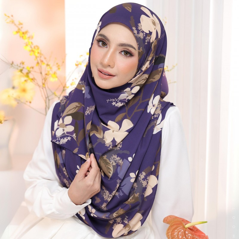 Warda Premium KEMBOJA VIOLET (with Swarovski)