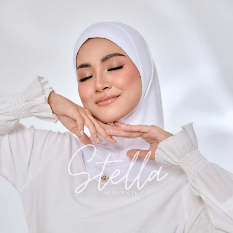 Stella Zip Inner Neck ST02 (Snowhite)