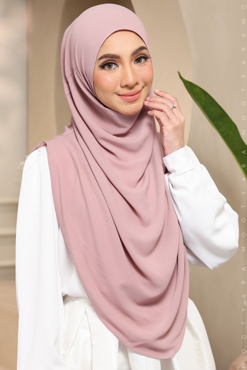 NAYLA PLAIN Instant Shawl NP36 (Spanish Rose)