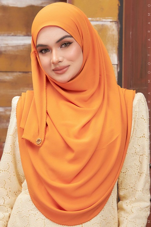 WARDA Plain Sulam Crochet WC07 (Tangerine)