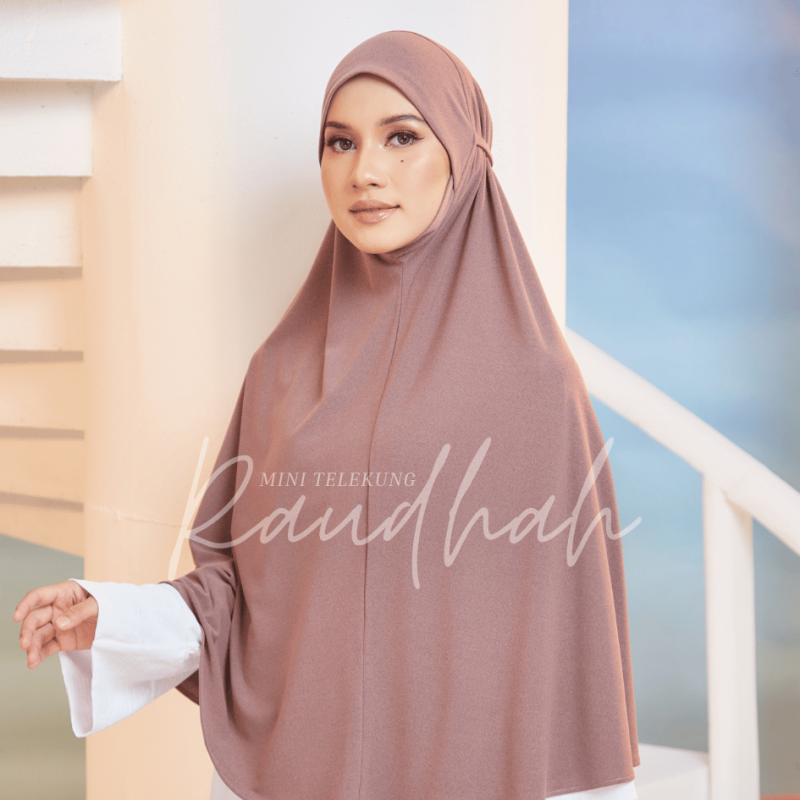 Mini Telekung Raudhah MT02 (Cinnamon) – Mootiara